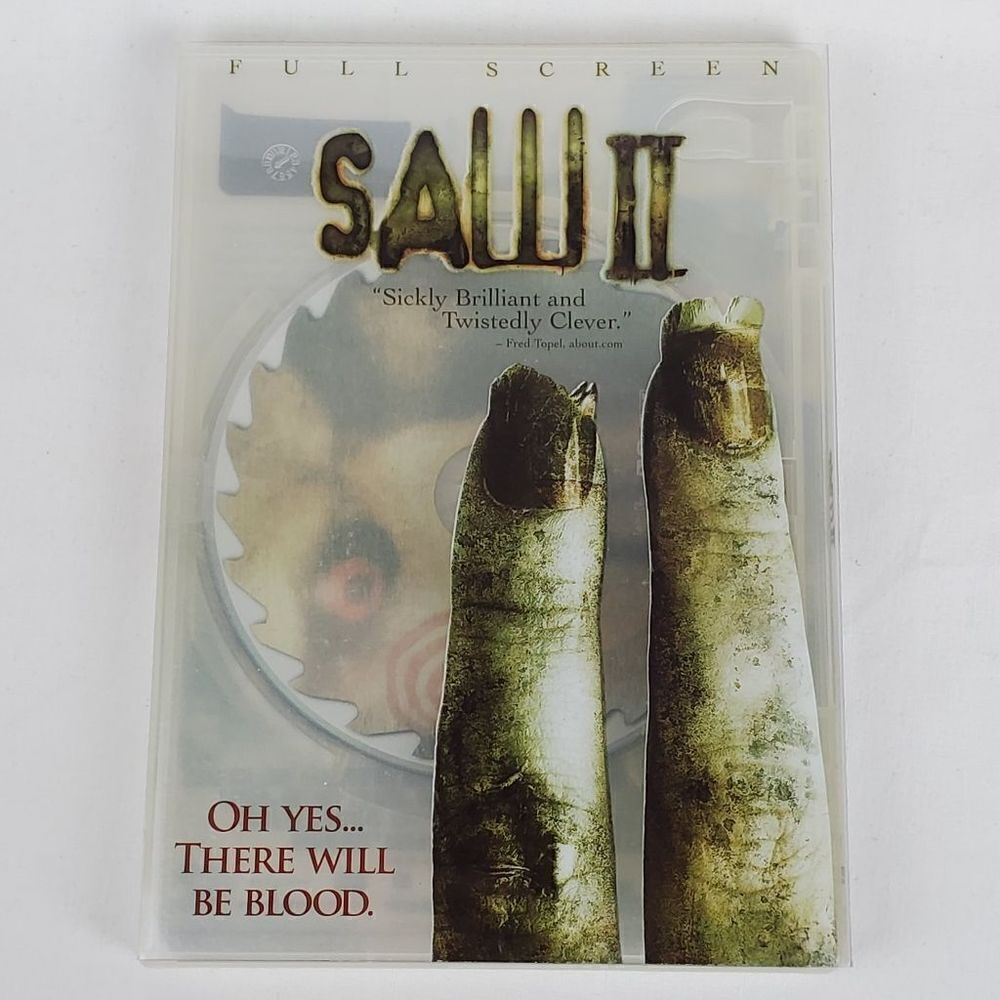 Saw II 2 (2005 Film) Horror/Mystery, DVD